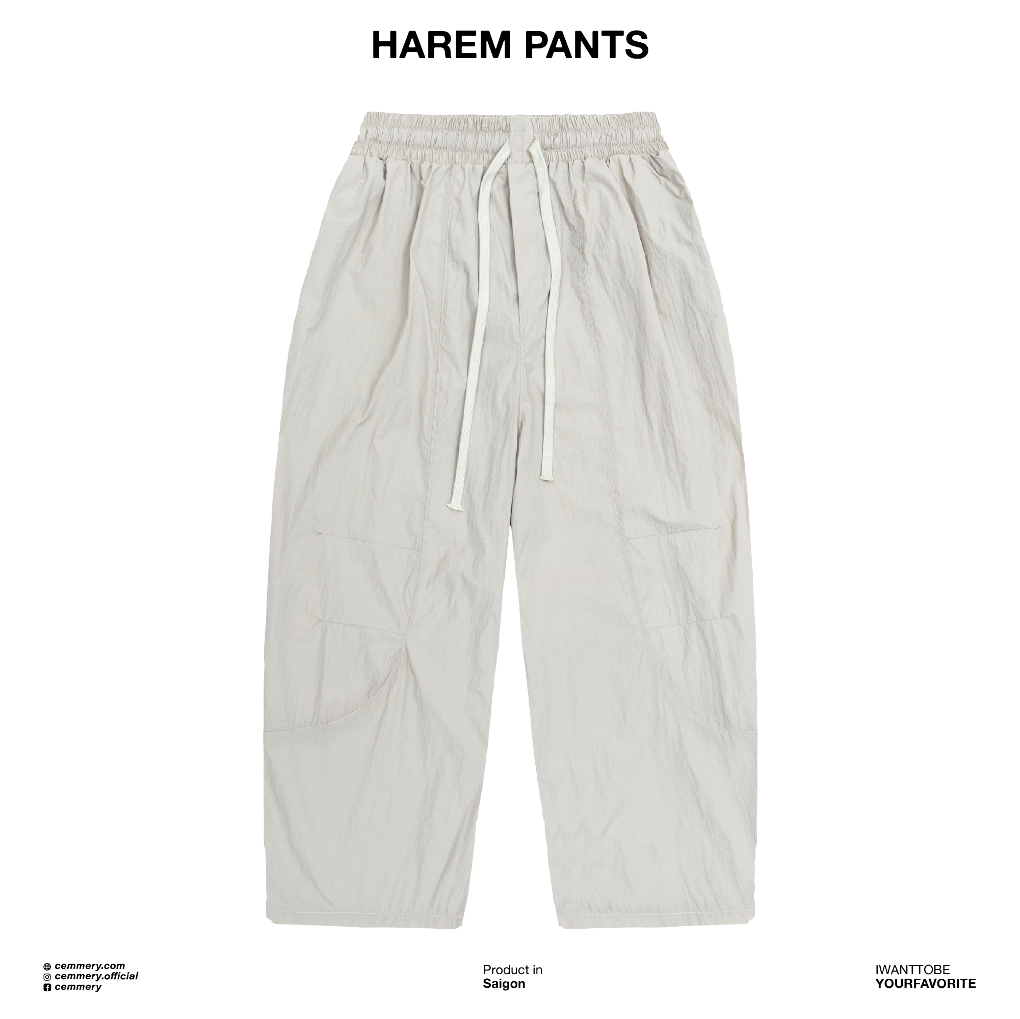  HAREM PANTS 3 MÀU 