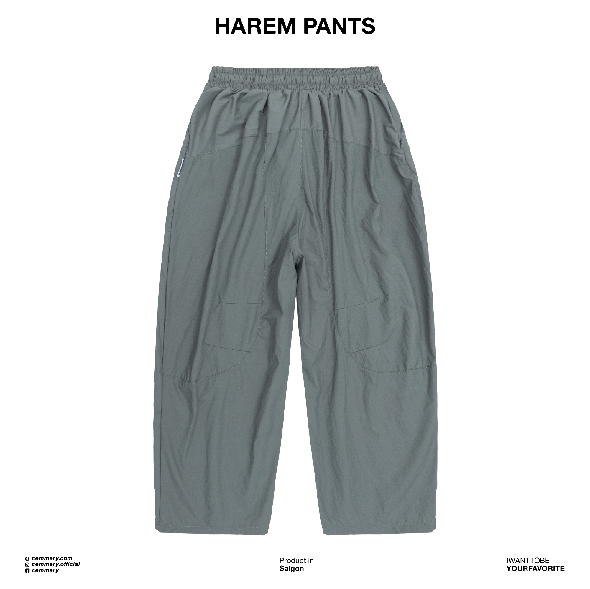  QUẦN DÀI CEMMERY - HAREM PANTS 