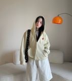  ÁO HOODIE ZIP CEMMERY - PLAIN 