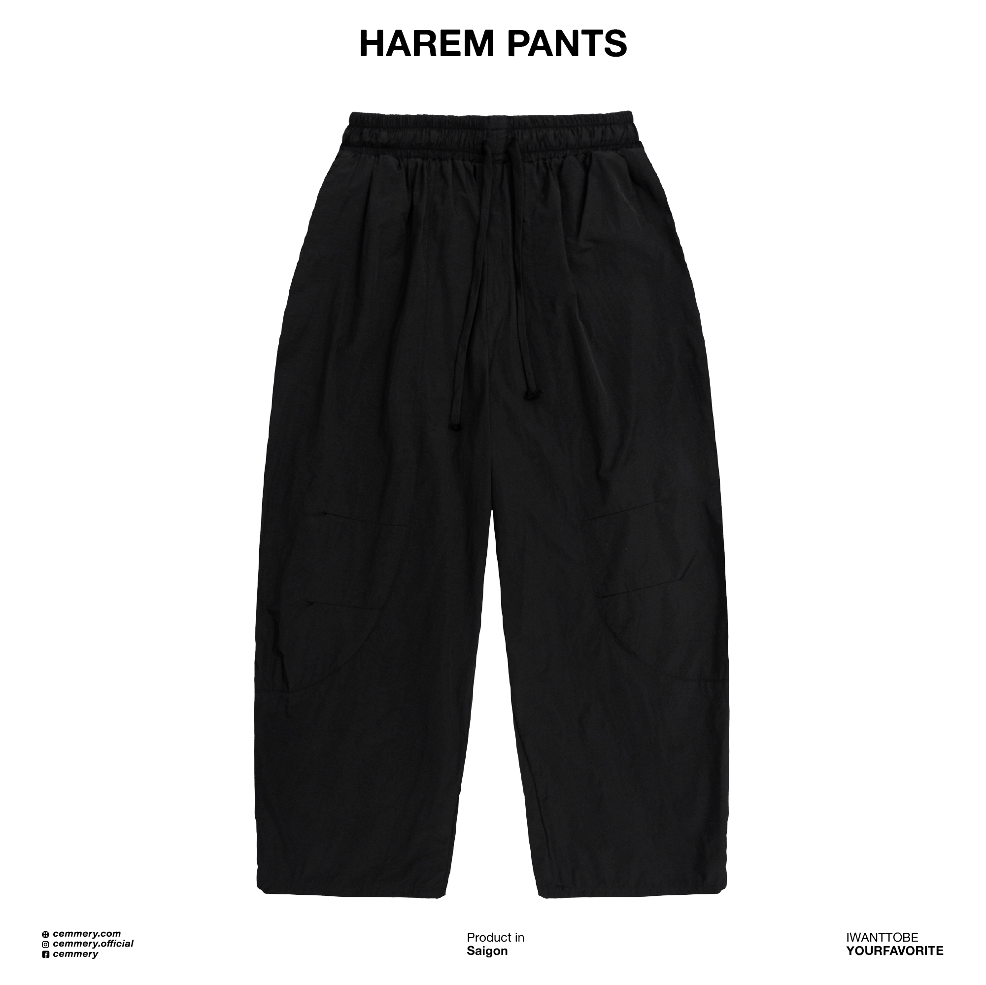  QUẦN DÀI CEMMERY - HAREM PANTS 