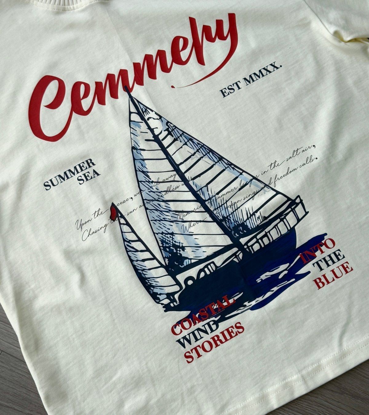  ÁO THUN CEMMERY - SAILING SUMMER TEE 