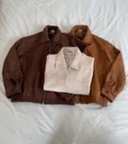  ÁO KHOÁC DA LỘN CEMMERY - SUEDE JACKET 