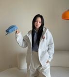  ÁO HOODIE ZIP CEMMERY - PLAIN 