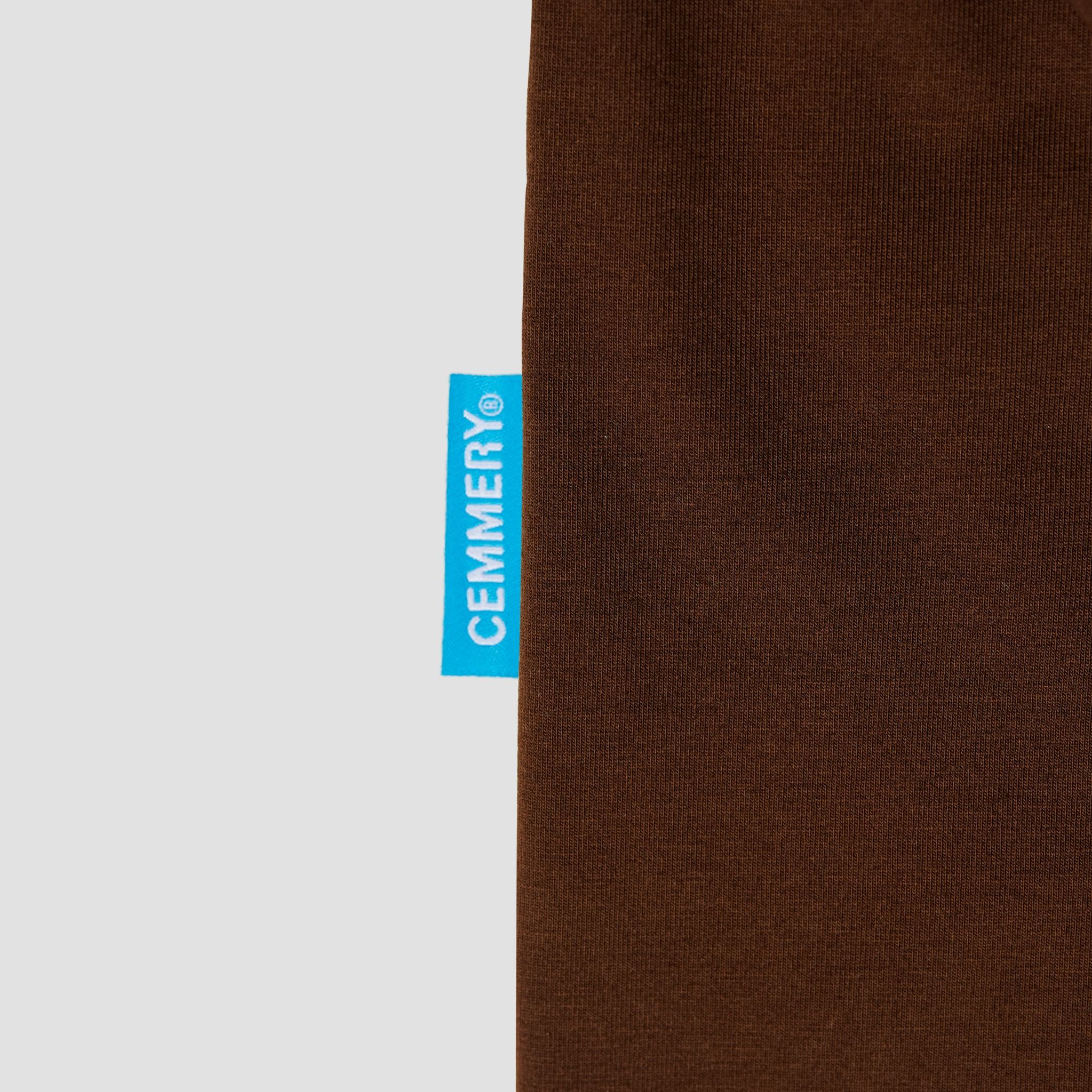  RUFFLED TEE #Brown 