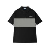  EVEN POLO #Black-Grey 