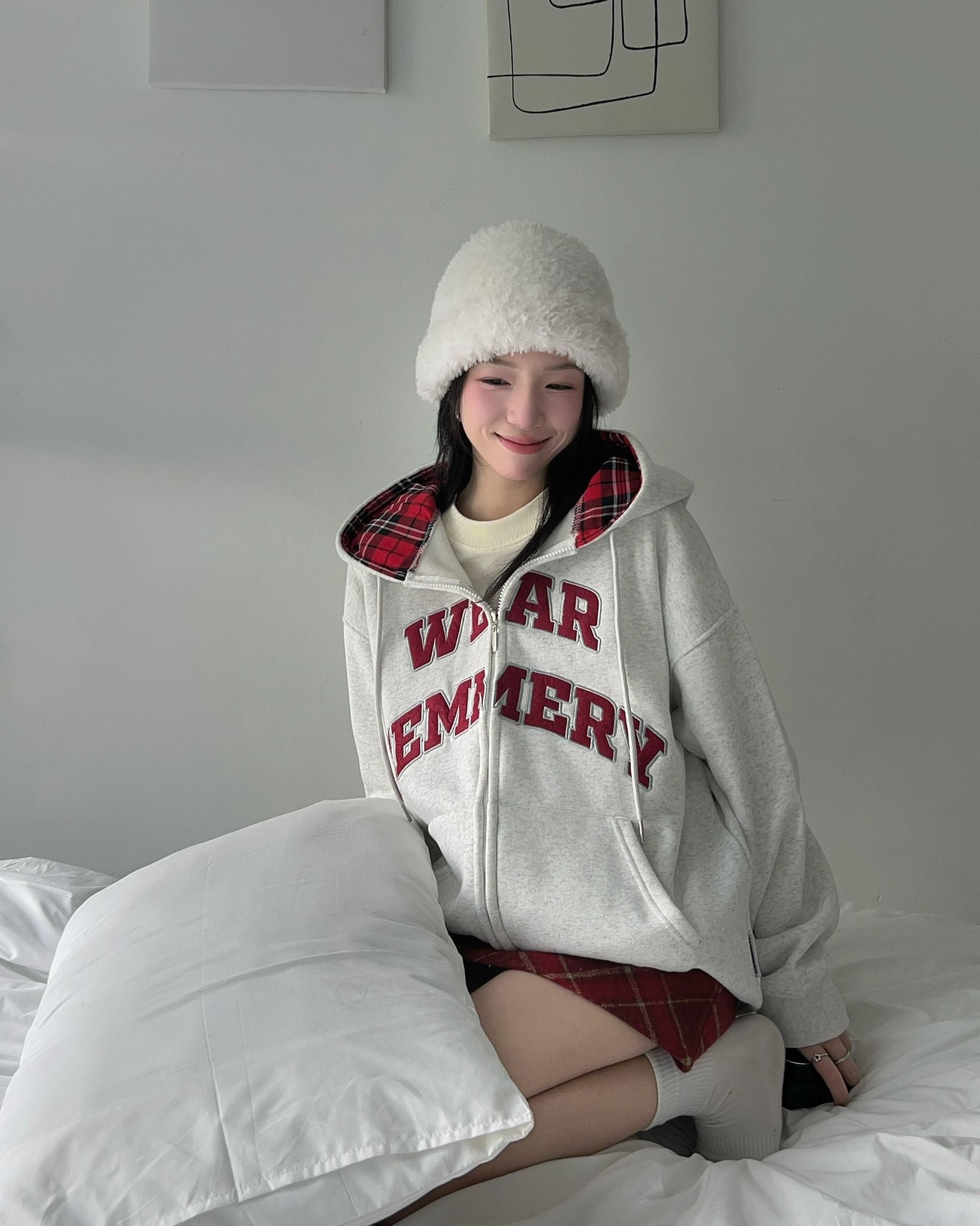  ÁO KHOÁC NỈ CEMMERY - SNAP HOODIE 