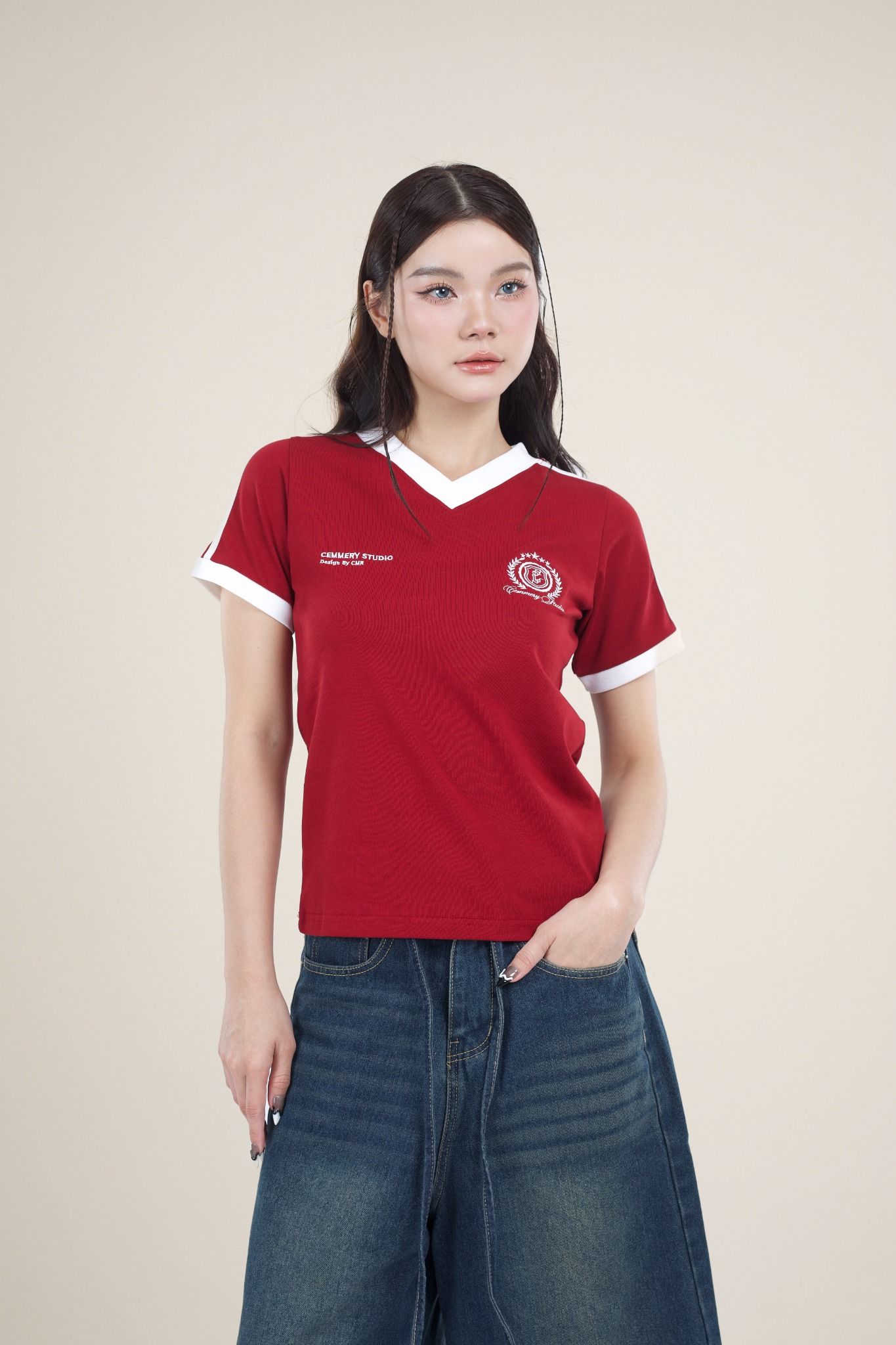  ÁO BABY TEE CEMMERY - OLD 