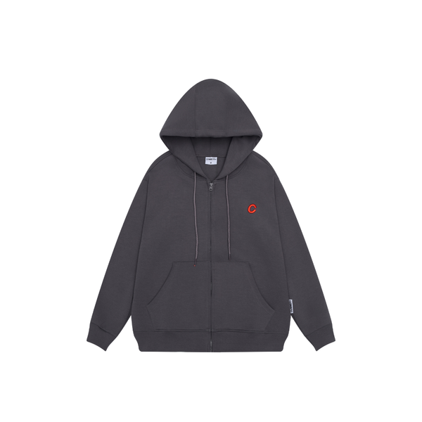  ÁO HOODIE ZIP CEMMERY - PLAIN 