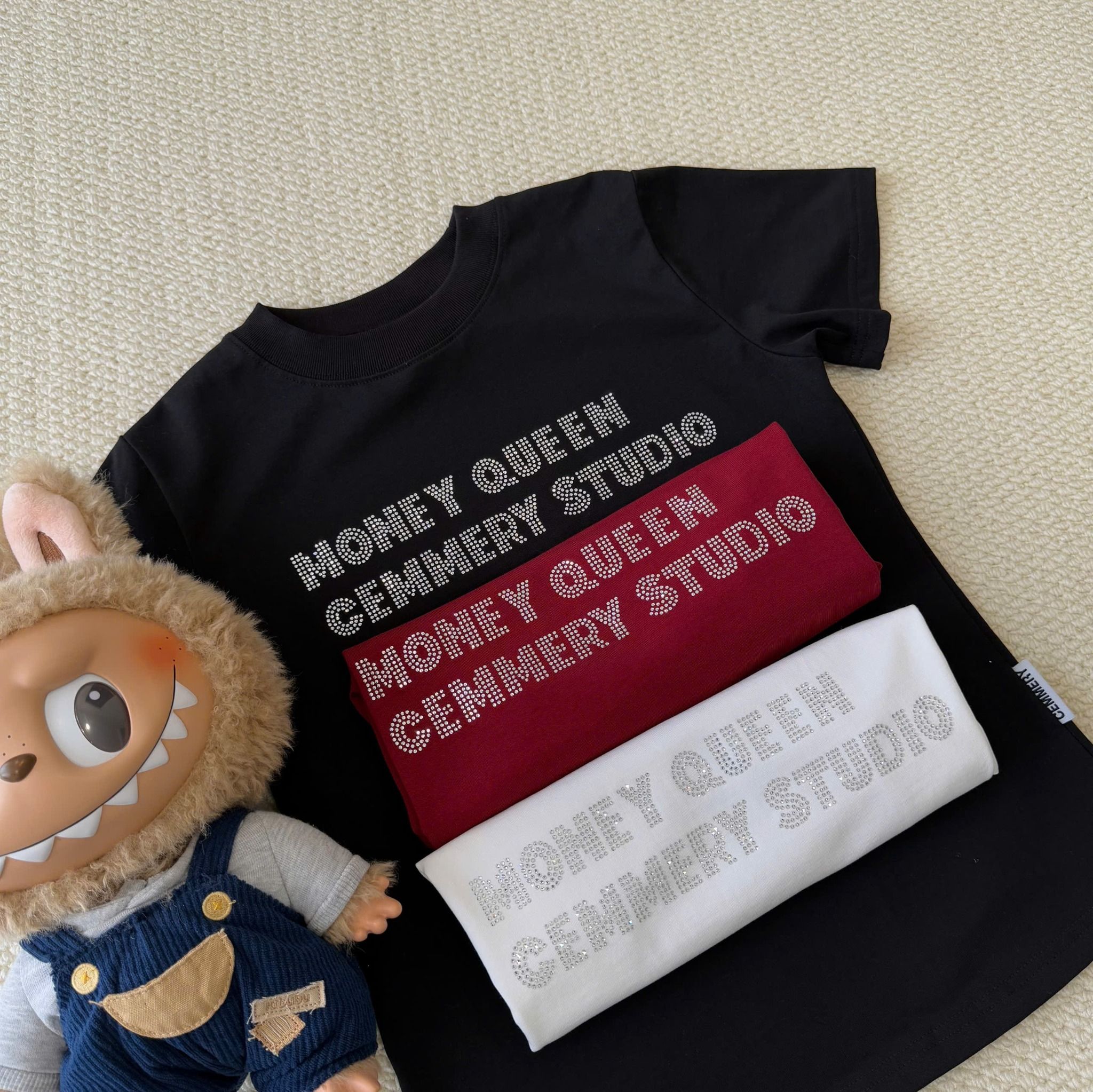  ÁO BABY TEE CEMMERY - MONEY QUEEN 
