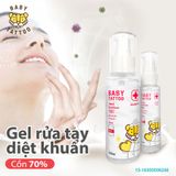  Nước Rửa Tay BABY TATTOO Nhỏ Gọn Diệt Khuẩn 99% 