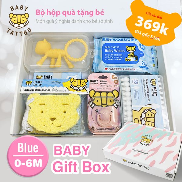  BABY TATTOO Bộ quà tặng dành cho bé sơ sinh 0-12 tháng tuổi 