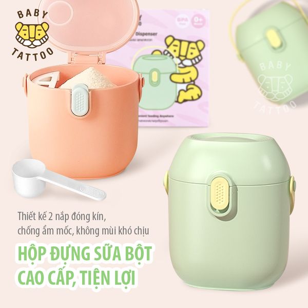  Hộp Đựng Sữa Bột Cao Cấp Chuyên Dụng, Chống Ẩm Mốc, Không Mùi, An Toàn Cho Bé 