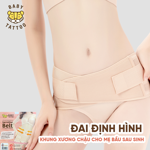  Đai Định Hình Khung Xương Chậu Cho Mẹ Bầu Sau Sinh, Thiết Kế Co Dãn, Tiện Lợi, Thoáng khí 