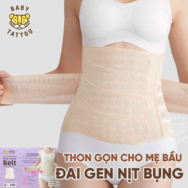  Đai Nịt Bụng Sau Sinh Chống Cuộn, Định Hình Cơ Thể, Thông Thoáng, Co Giãn, An Toàn Cho Mẹ Sau Sinh 
