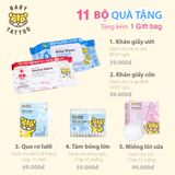  BABY TATTOO Bộ túi quà tặng đặc biệt 11 món cho mẹ và bé từ 0-12 tháng tuổi 