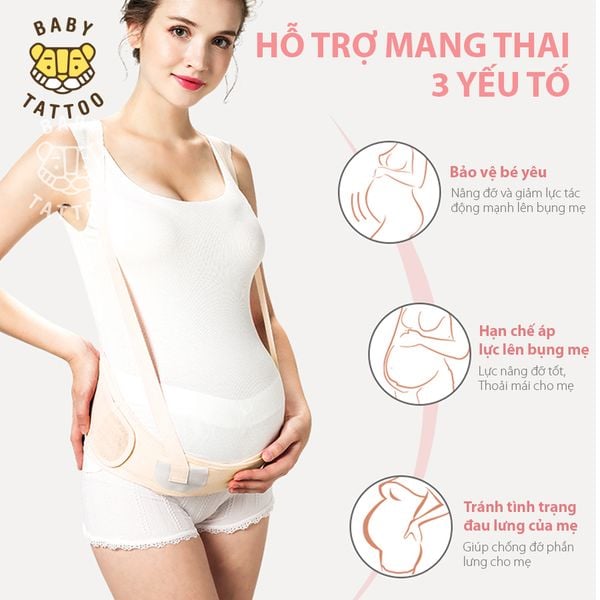  Đai Đeo Vai Đa Năng Cho Mẹ Bầu, Chất Liệu Cotton Hỗ Trợ Cho Phụ Nữ Mang Thai, Có Thể Điều Chỉnh 