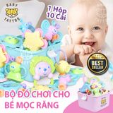  Bộ 10 Lục Lạc Cho Bé, Đồ Chơi Xúc Xắc Cầm Tay, Phát Triển Não Bộ Cho Bé 