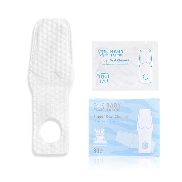  Bàn Chải Vải Xỏ Ngón Làm Sạch Rặng Miệng Cho Bé Từ 0-2 Tuổi, Hộp 30 cái 