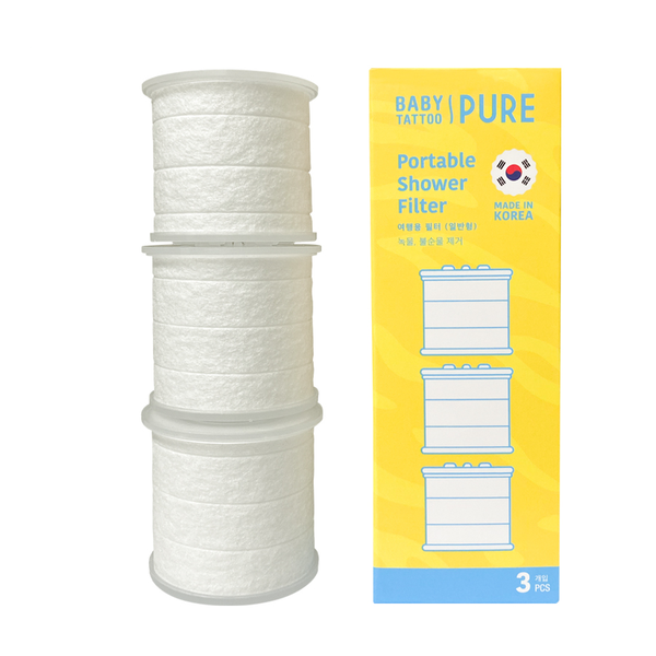  Bộ Lõi Lọc Thay Thế Cho Vòi Sen Tắm Lọc Nước, Khử Khuẩn, Khử Clo Hàn Quốc Bản Mini, Du Lịch 