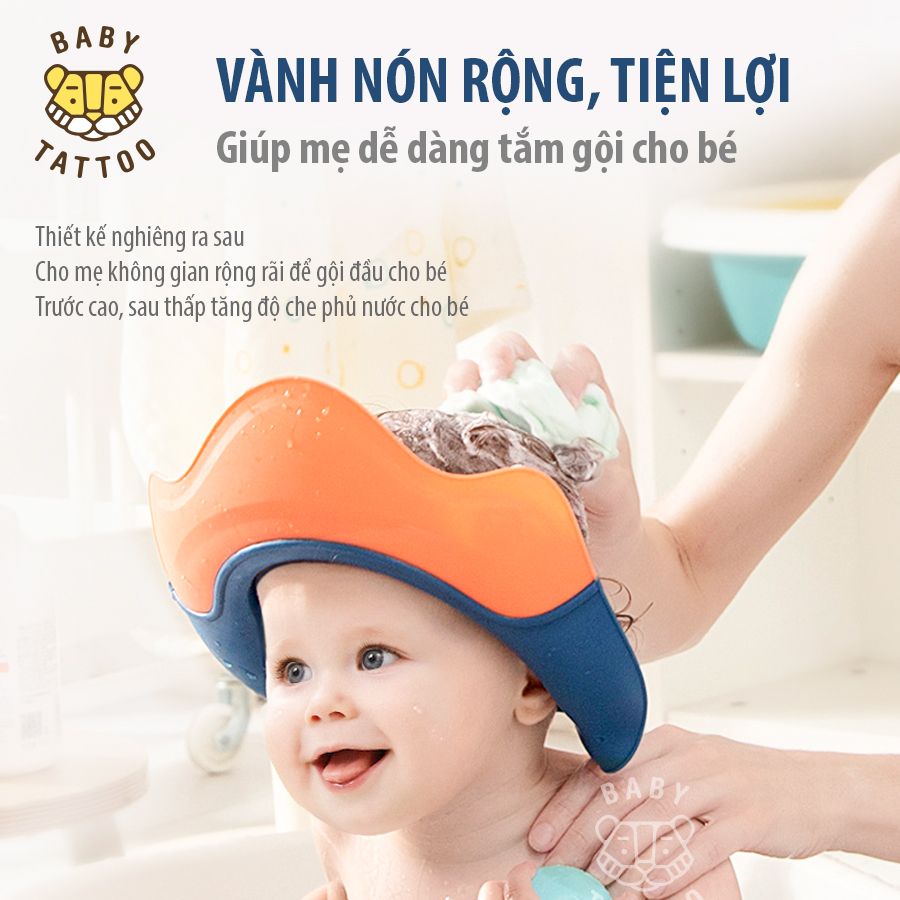  BABY TATTOO Nón Tắm Hình Vương Miện Cho Bé 