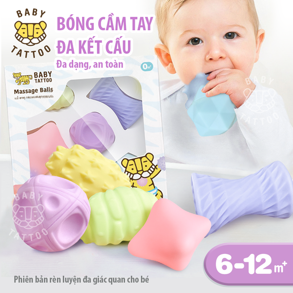  Đồ Chơi Bóng Cầm Tay BABY TATTOO Giúp Trao Dồi Khả Năng Khám Phá, Đồng Hành Cùng Bé Trong Quá Trình Phát Triển 