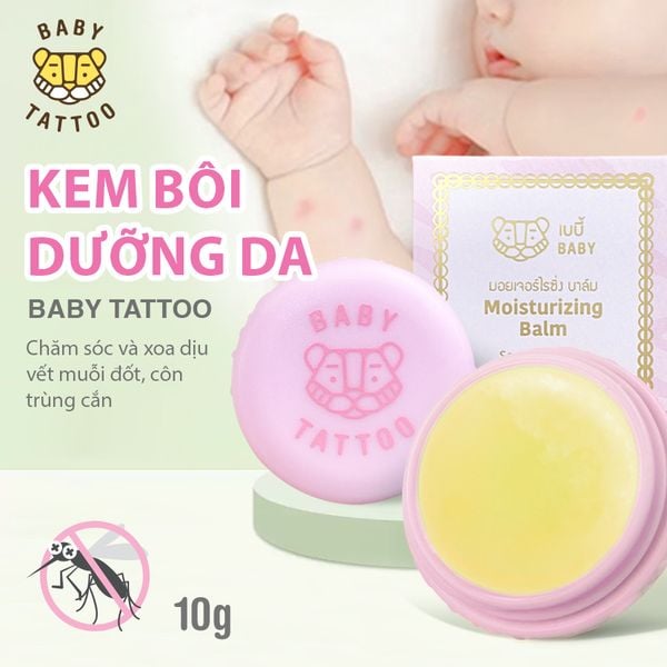  Kem Thoa, Kem Bôi Dịu Da BABY TATTOO Làm Dịu Vết Muỗi Đốt, Côn Trùng Cắn 