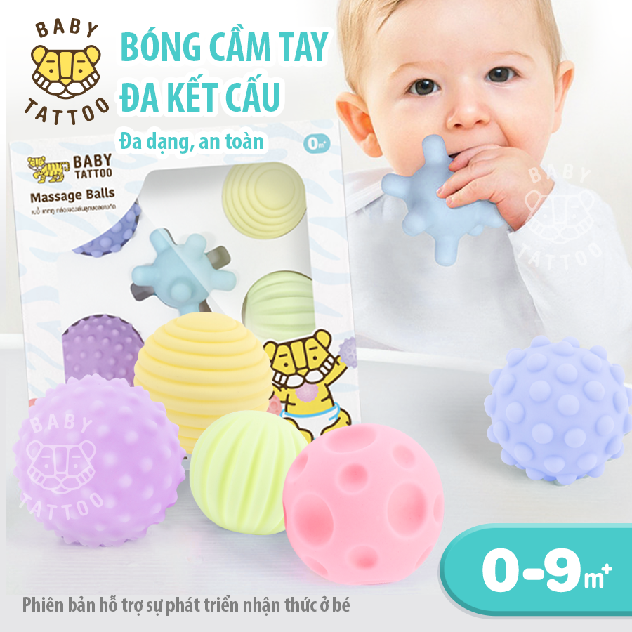  Đồ Chơi Bóng Cầm Tay BABY TATTOO Giúp Trao Dồi Khả Năng Khám Phá, Đồng Hành Cùng Bé Trong Quá Trình Phát Triển 