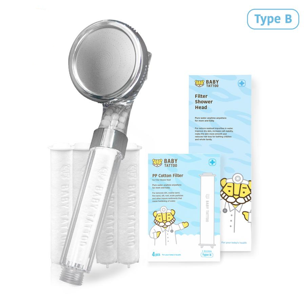  Bộ Vòi Sen Tắm Type B Lọc Nước, Tăng Áp, Giúp Tiết Kiệm Nước, Bảo Vệ Và Chăm Sóc Da 