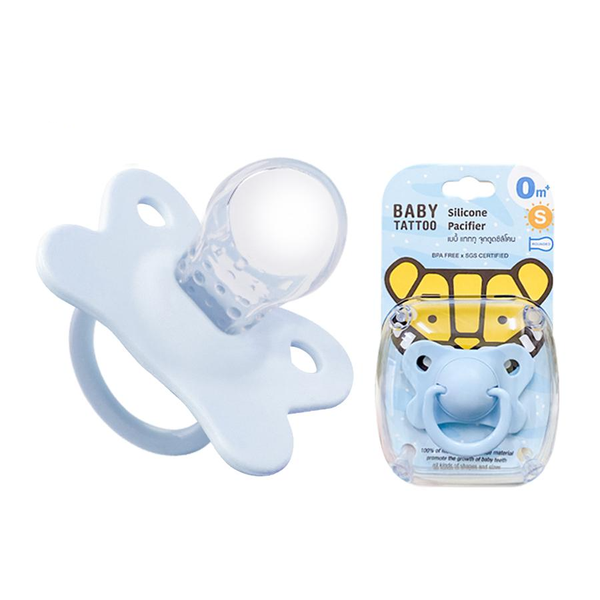  Ti Giả, Ti Ngậm Silicone Chuyên Dụng Ban Ngày Cho Bé Từ 0-18 Tháng Tuổi 