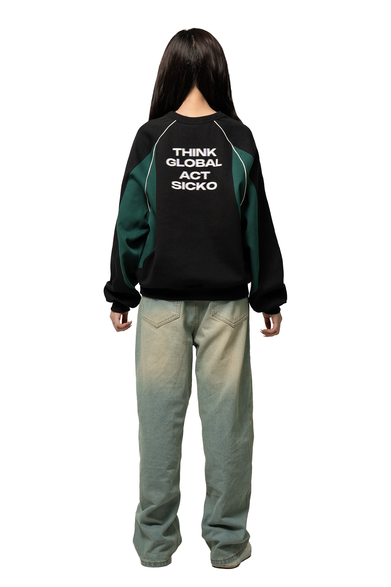  ÁO SWEATER SICKO® THINK GLOBAL ACT 