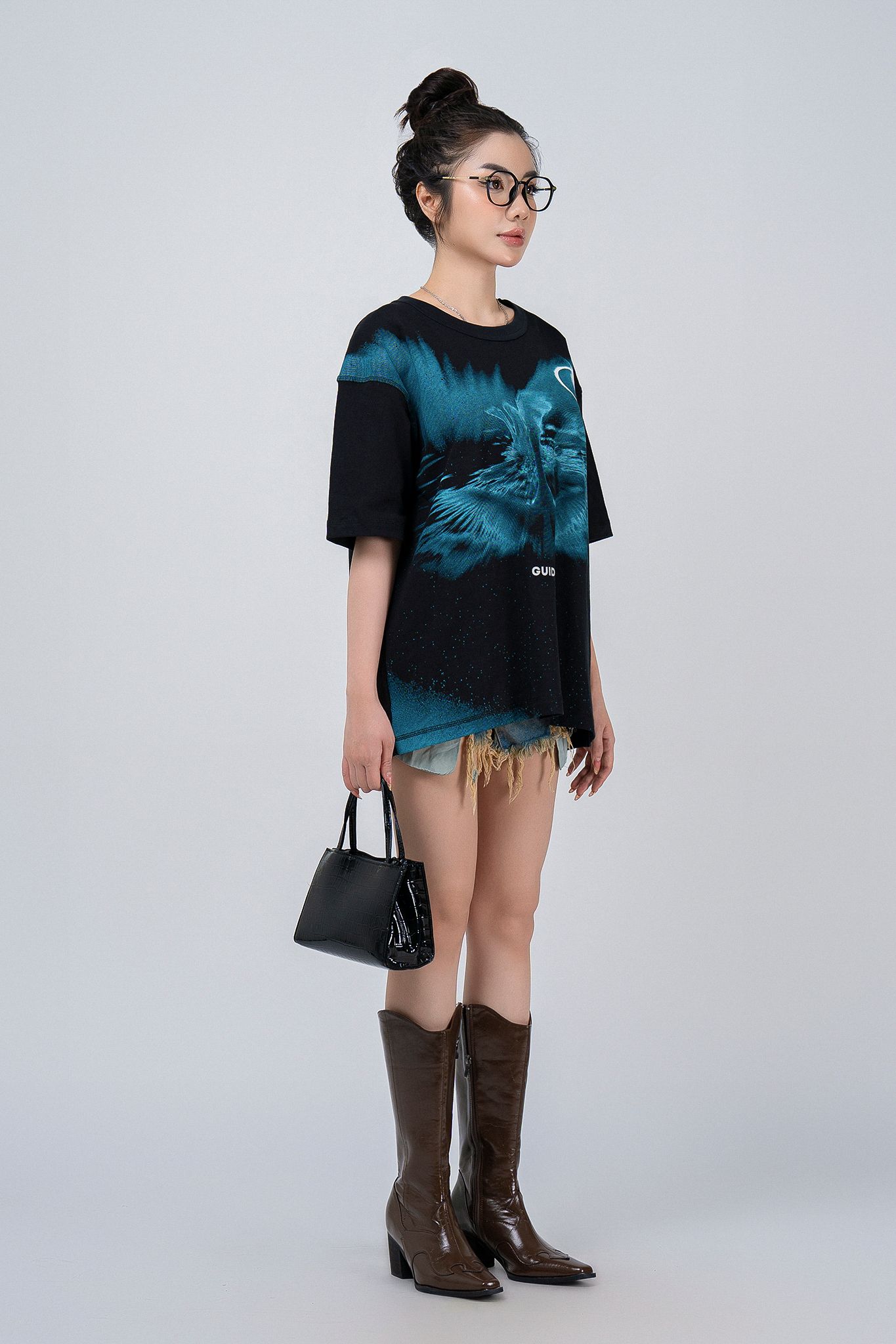  GUIDER® THE SWAN FORM BOXY TEE 