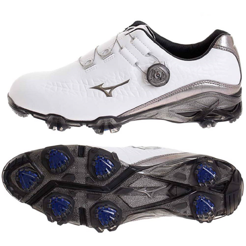 GIÀY GOLF NAM GENEM 009 BOA SPIKE 51GM190003 TRẮNG/BẠC