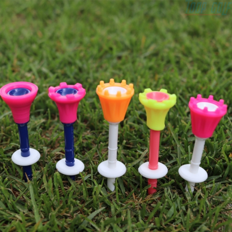 Que đỡ bóng golf King Tee hộp 12 tee chất liệu nhựa Silicone thương hi