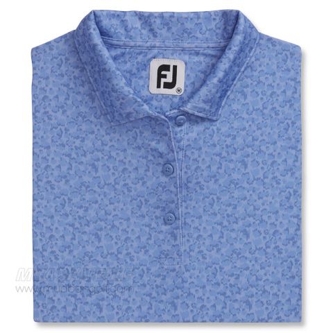 ÁO GOLF NỮ TAY NGẮN WOMEN'S SPOT PRINT SHORT SLEEVE SHIRT BLUE JAY 82671 | FOOTJOY