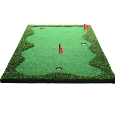 Thảm tập golf trong nhà putting nhiều  kích thước với thiết kế như sân golf mini