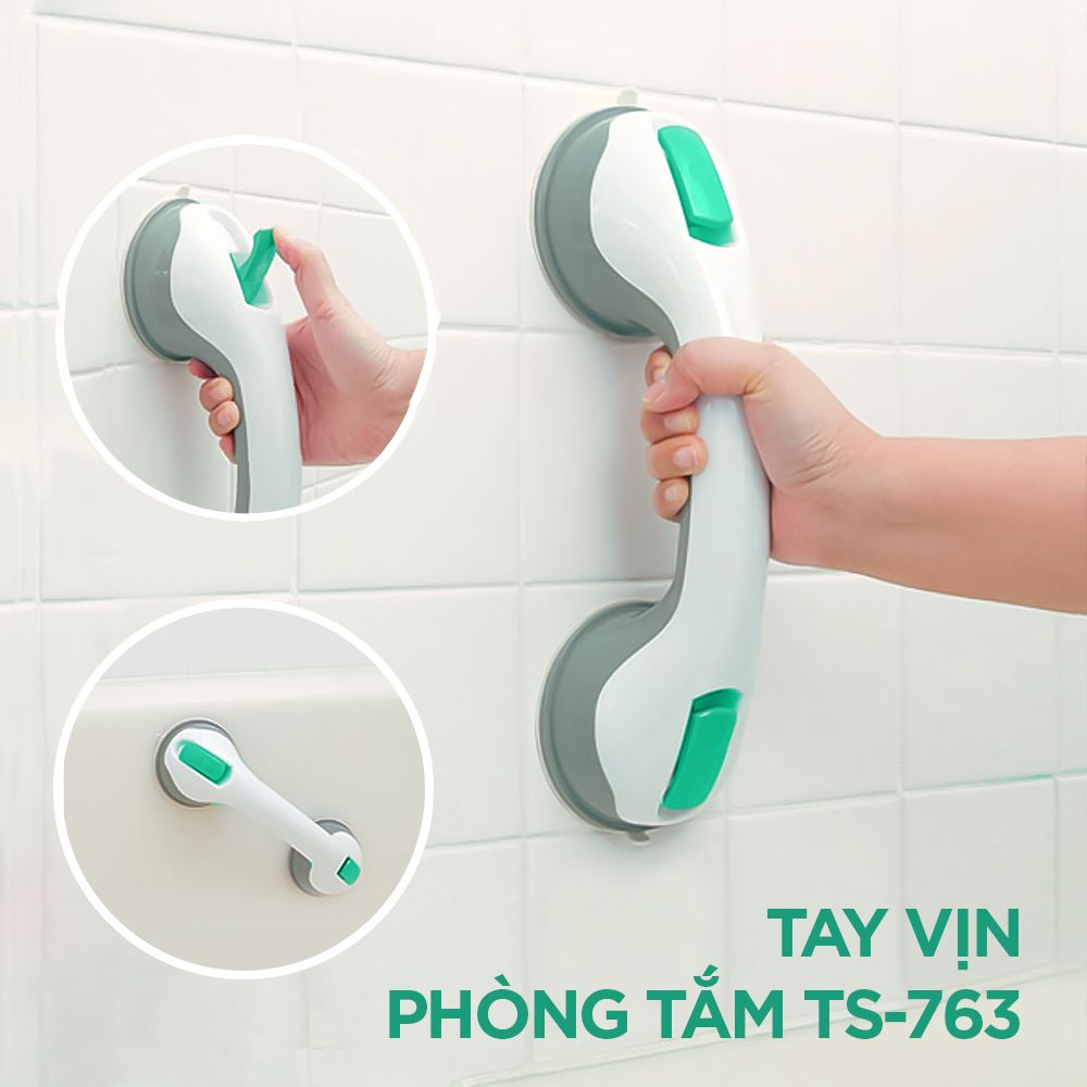 [Nhựa Tashuan] Tay vịn phòng tắm TS-763