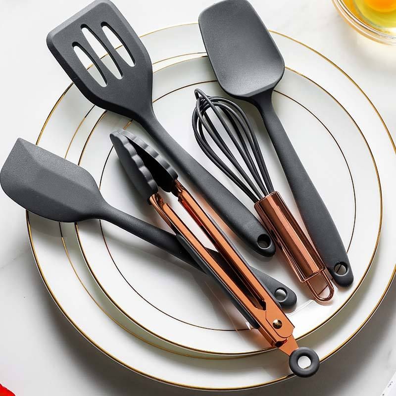 Bộ dụng cụ làm bánh, nấu ăn bằng silicone (5 món) SY1919
