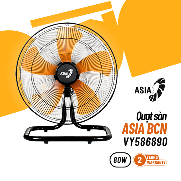 [MỚI 2024] Quạt sàn bán công nghiệp 80W 5 cánh ASIA HEAVY DUTY