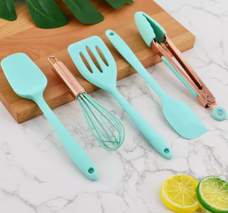 Bộ dụng cụ làm bánh, nấu ăn bằng silicone (5 món) SY1919