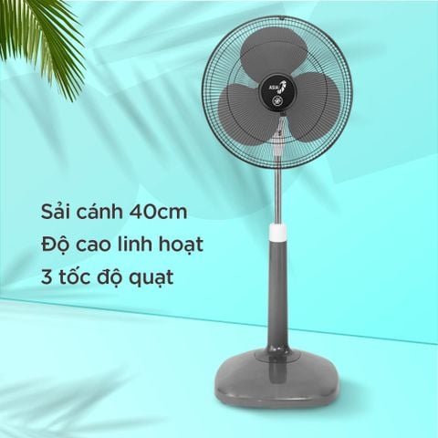 [Asia] - Quạt đứng 3 cánh 40cm 45w Chống muỗi D16025-XV0