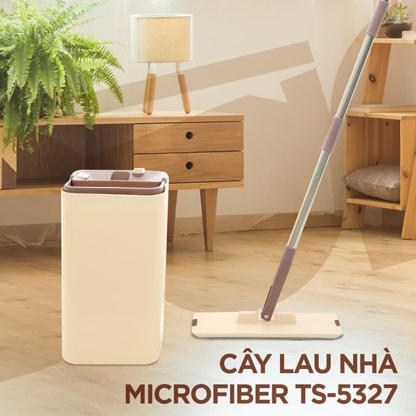 [Nhựa Tashuan] Cây lau nhà Microfiber TS-5327