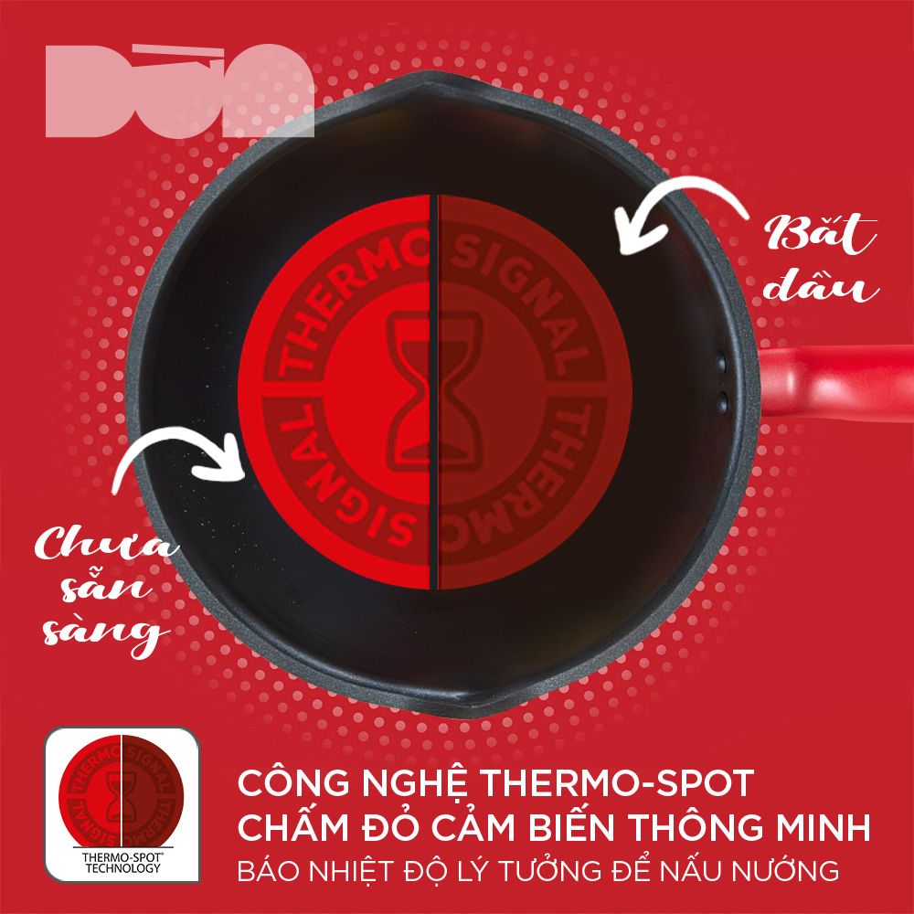 [Tefal] Chảo chiên lòng sâu chống dính dùng cho bếp từ So Chef 24cm - TFG1358495