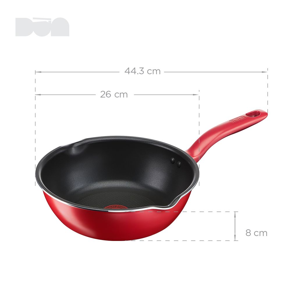 [Tefal] Chảo chiên lòng sâu chống dính dùng cho bếp từ So Chef 24cm - TFG1358495
