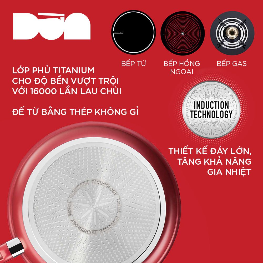 [Tefal] Chảo chiên chống dính dùng cho bếp từ - So Chef 21cm - TFG1350295