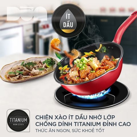 [Tefal] Chảo chiên lòng sâu chống dính dùng cho bếp từ - Tefal So Chef 28cm