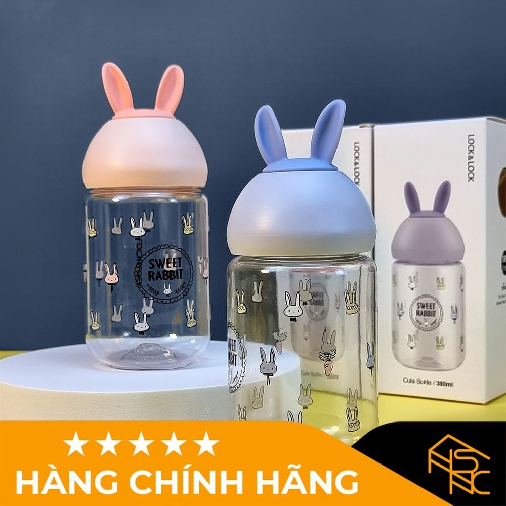 Bình nước trẻ em Lock&Lock Cute Bottle 380ml ABF652