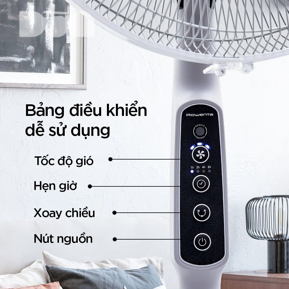 [Asia] - Quạt đứng cao cấp Asia D16028-XVO (Màu xám - Có remote)