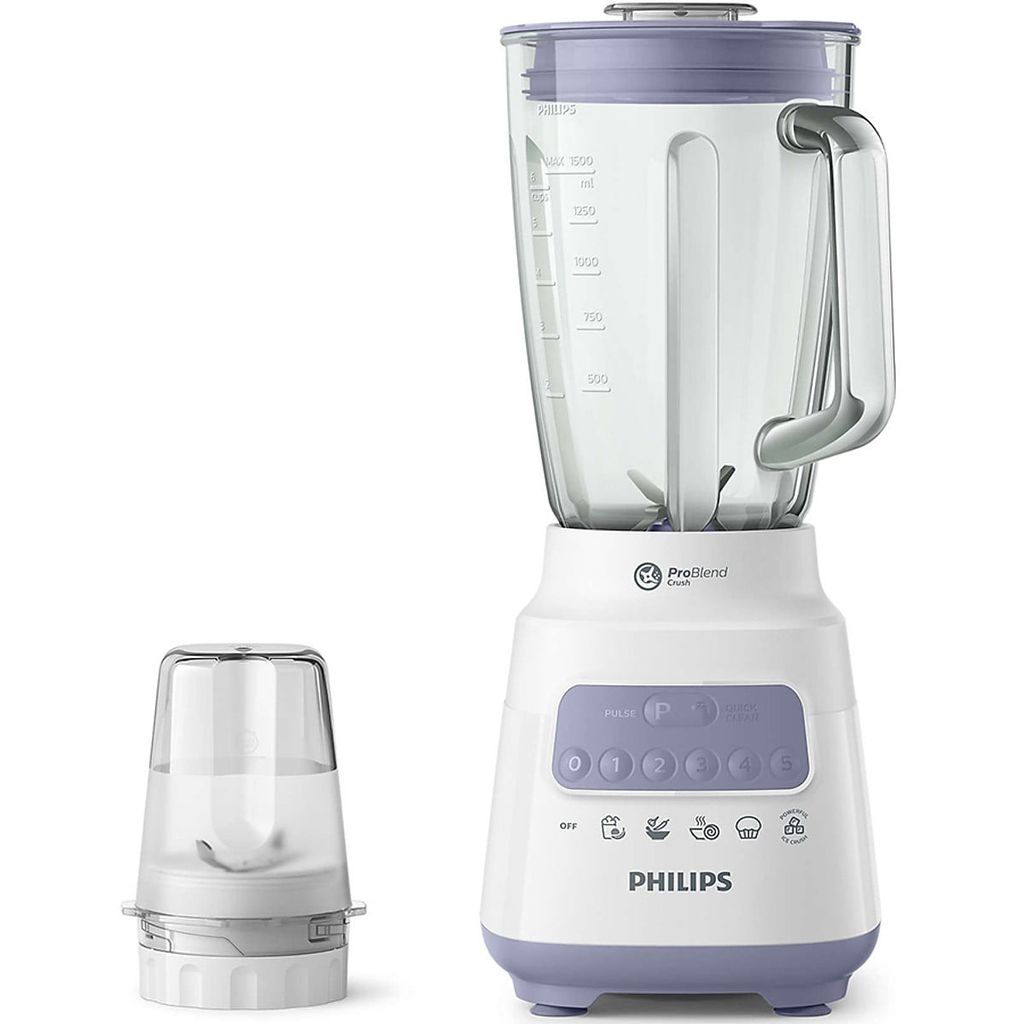 Máy xay sinh tố cối thủy tinh 1.5L Philips HR2222/00