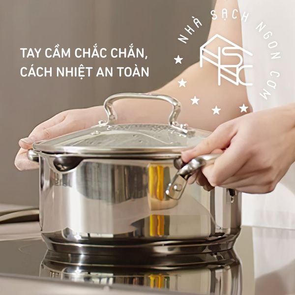 Nồi/ quánh Inox Tefal Duetto Plus cao cấp - Đủ size 16cm/18cm/20cm/22cm/24cm/28cm