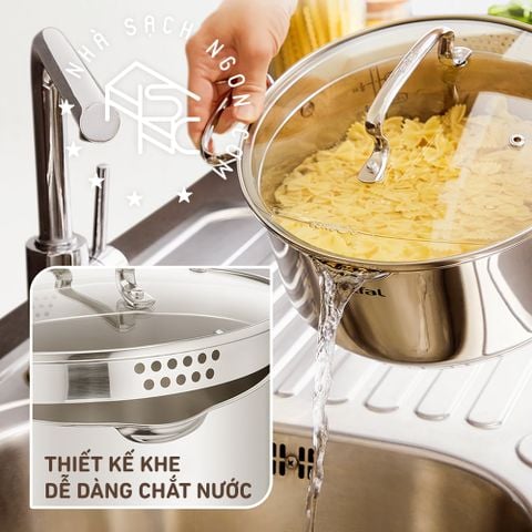 Nồi/ quánh Inox Tefal Duetto Plus cao cấp - Đủ size 16cm/18cm/20cm/22cm/24cm/28cm